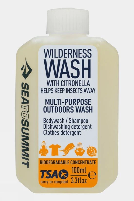 Sea To Summit Wilderness Wash Citronella 100ml 1 Sea To Summit Wilderness Wash Citronella 100ml