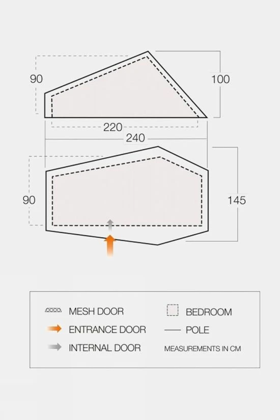 Vango F10 Hydrogen Air Tent 2 Vango F10 Hydrogen Air Tent - Image 2