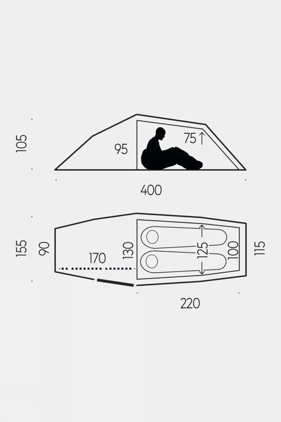 Fjallraven Abisko Shape 2 Tent 2 Fjallraven Abisko Shape 2 Tent - Image 2