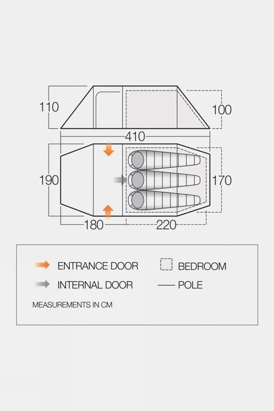 Vango Scafell 300+ Tent 2 Vango Scafell 300+ Tent - Image 2