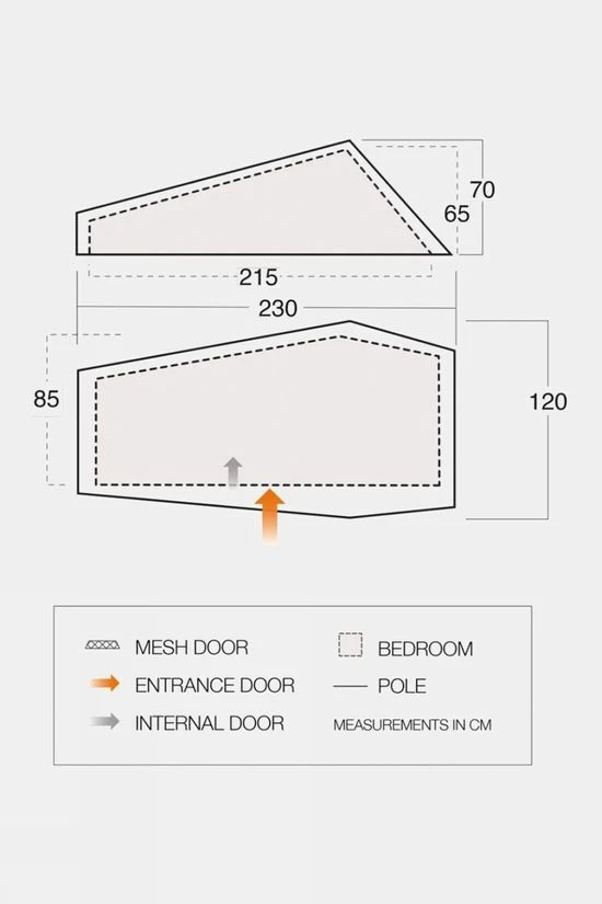 Vango F10 Neon UL 1 Tent 2 Vango F10 Neon UL 1 Tent - Image 2